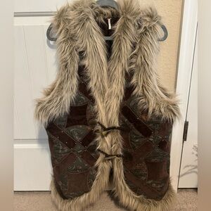 Free People Fur Vest